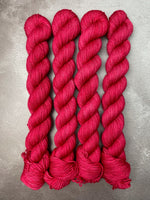 Oddball #224 Cherry Red Merino Smooth Sock 50g